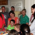 Blowing out candles
